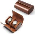 The Jetsetter Luxury Leather Watch &amp; Jewelry Roll
